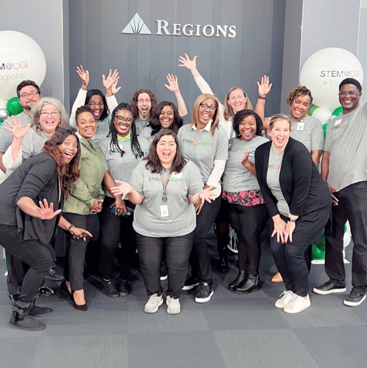 Regions associates celebrate a successful collaboration of STEM and financial literacy for local students.