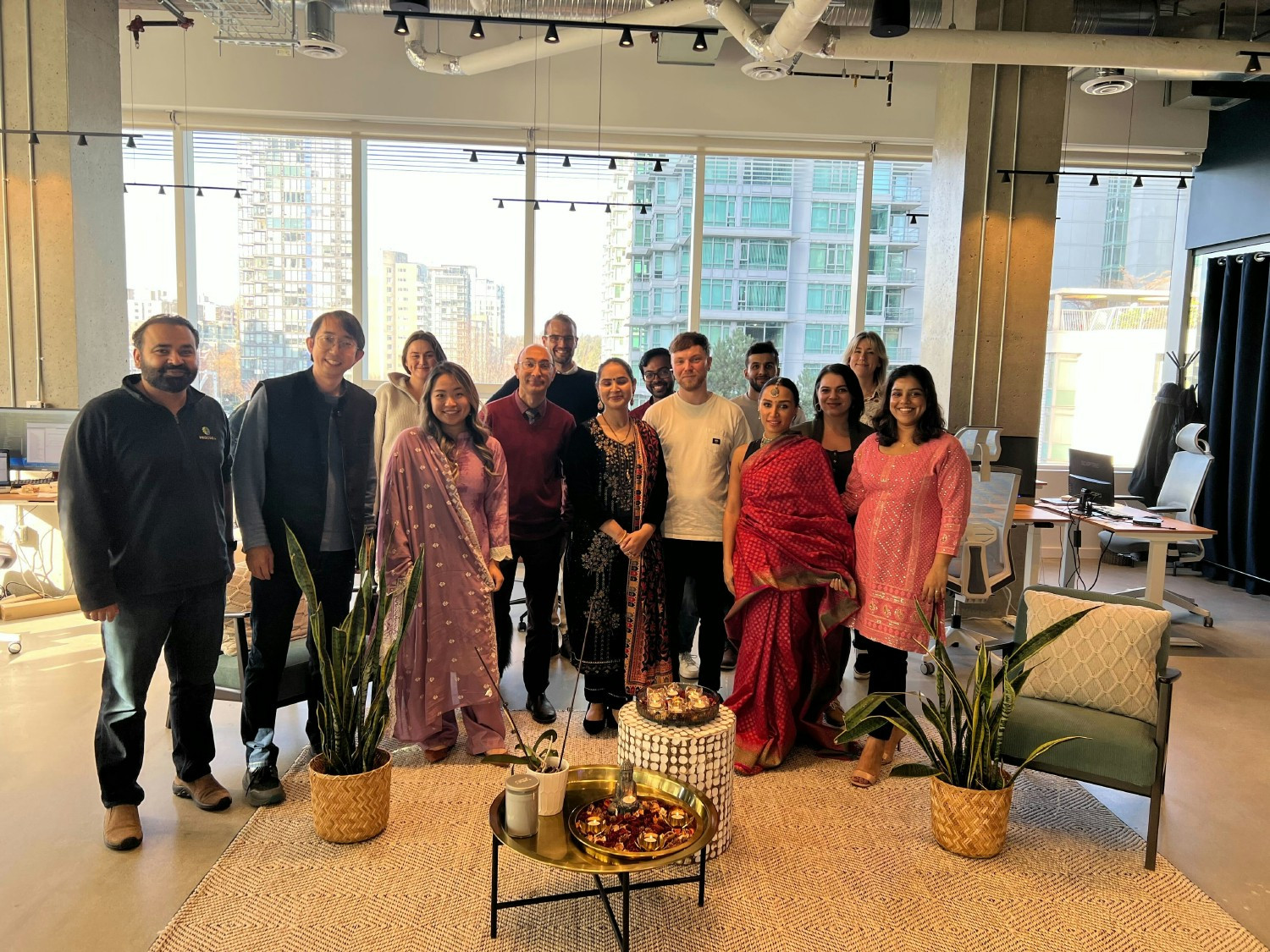 Team celebrating Diwali in Vancouver 2023