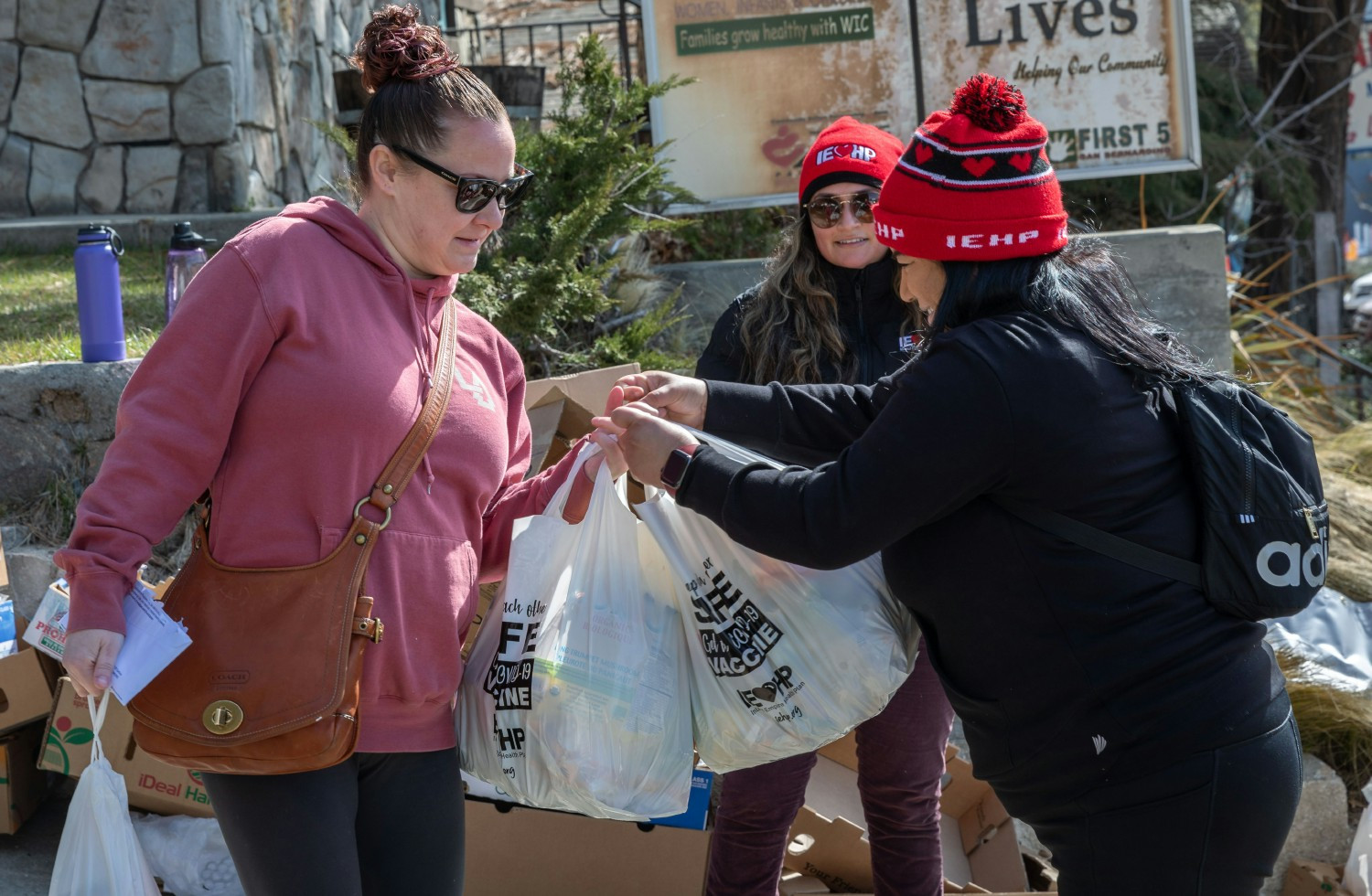 When record -breaking snowfall isolated the mountain town of Crestline, Calif., IEHP provided fresh food items and hope.
