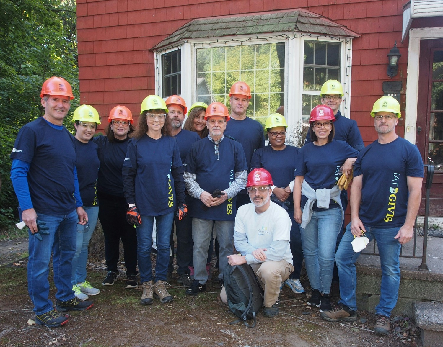 IAT Insurance Group's Cheshire office gives back for Habitat for Humanity.