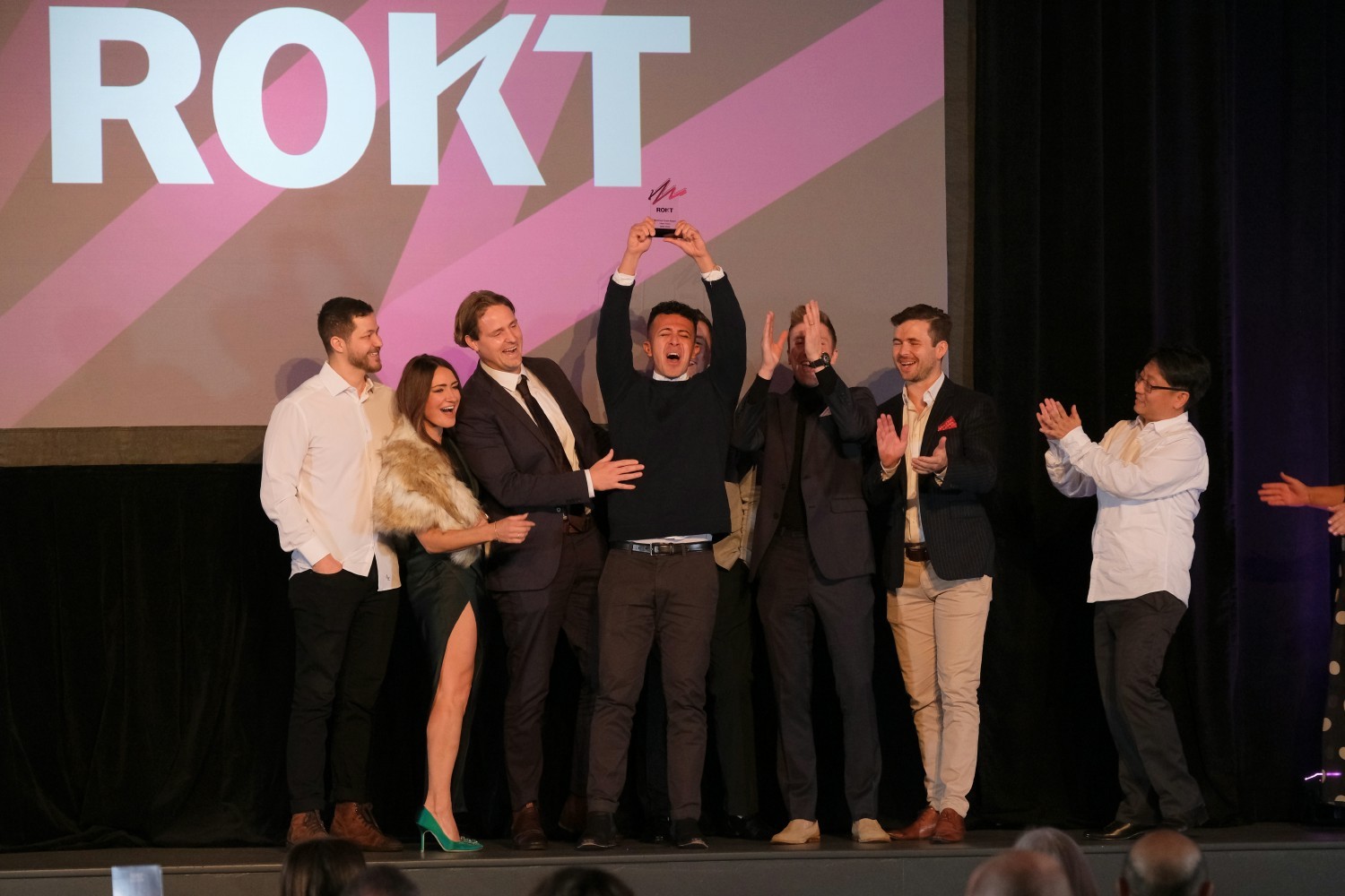 Team Award Winner at the Rokt Beetroot Awards