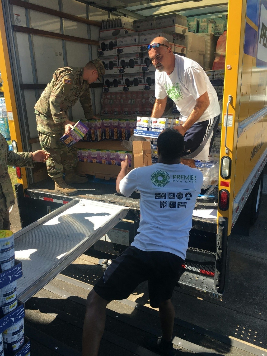 Premier Team delivering supplies to communities impacted by Hurricane Michael
