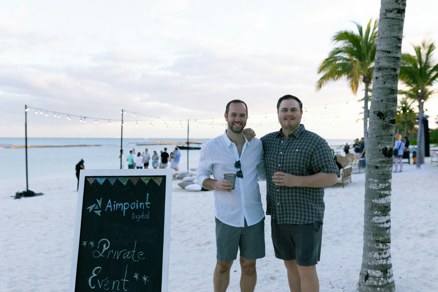 Our founders prior to our All Hands Meeting Closing Party in Riviera Maya, Mexico.