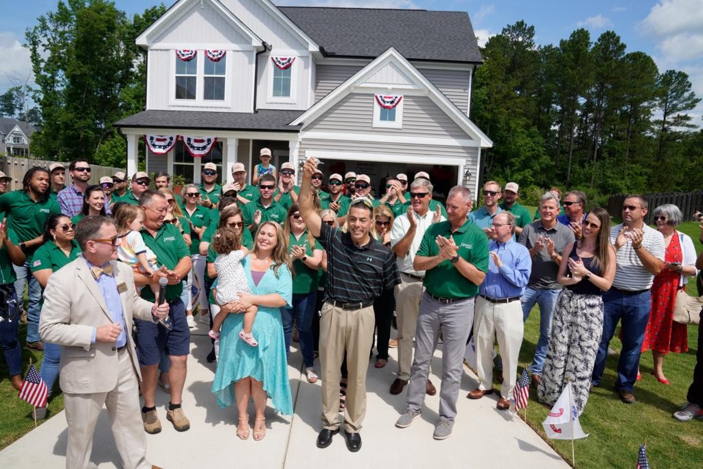 Drees along with the nonprofit Operation Coming Home built and gifted this home to US Army Staff Sgt. Michael Kacer.