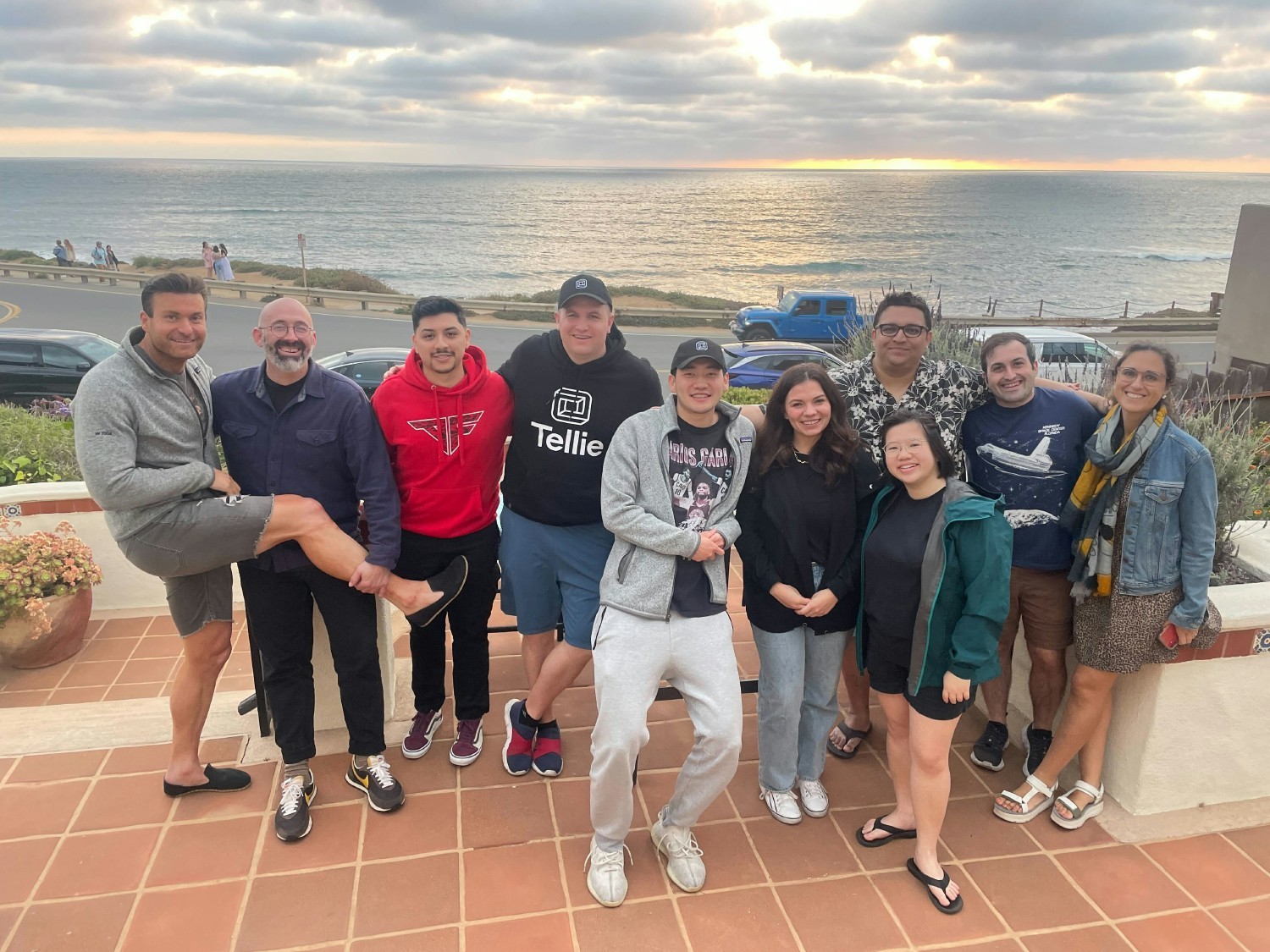 Team at a recent offsite in San Diego