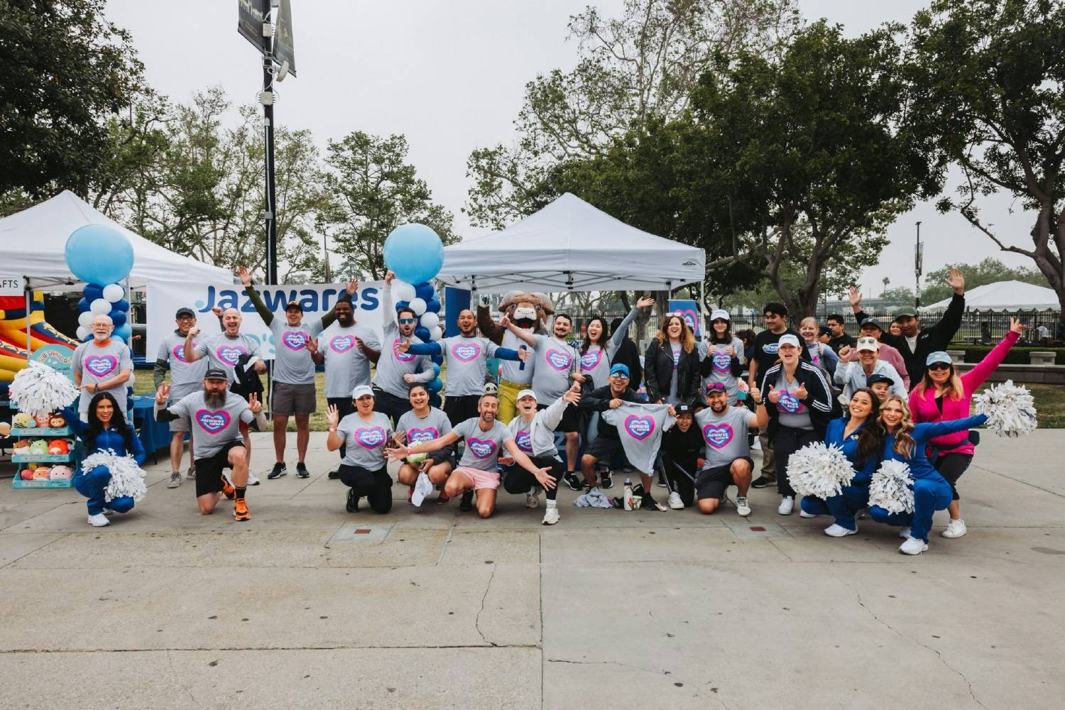 Jazwares sponsored the Make-A-Wish Walk for Wishes in Los Angeles, California