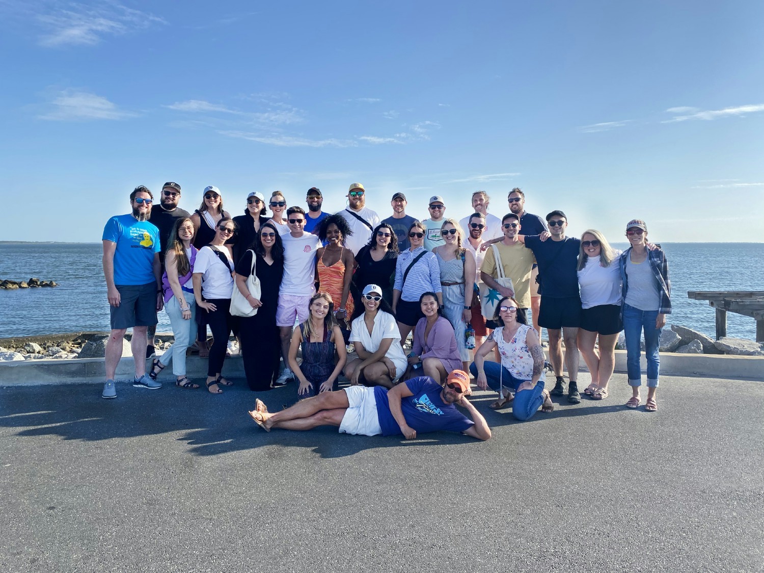 The Focus Lab team on our 2022 Retreat to Cape San Blas