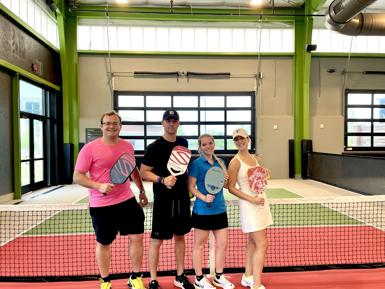 M2G team members competing in pickleball tournament to benefit the company's 501c3.