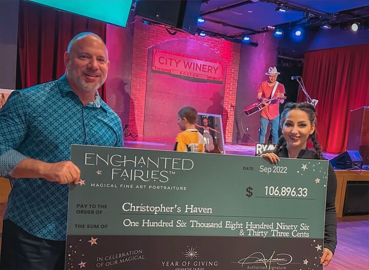 $106k Donation to Christopher's Haven Charity