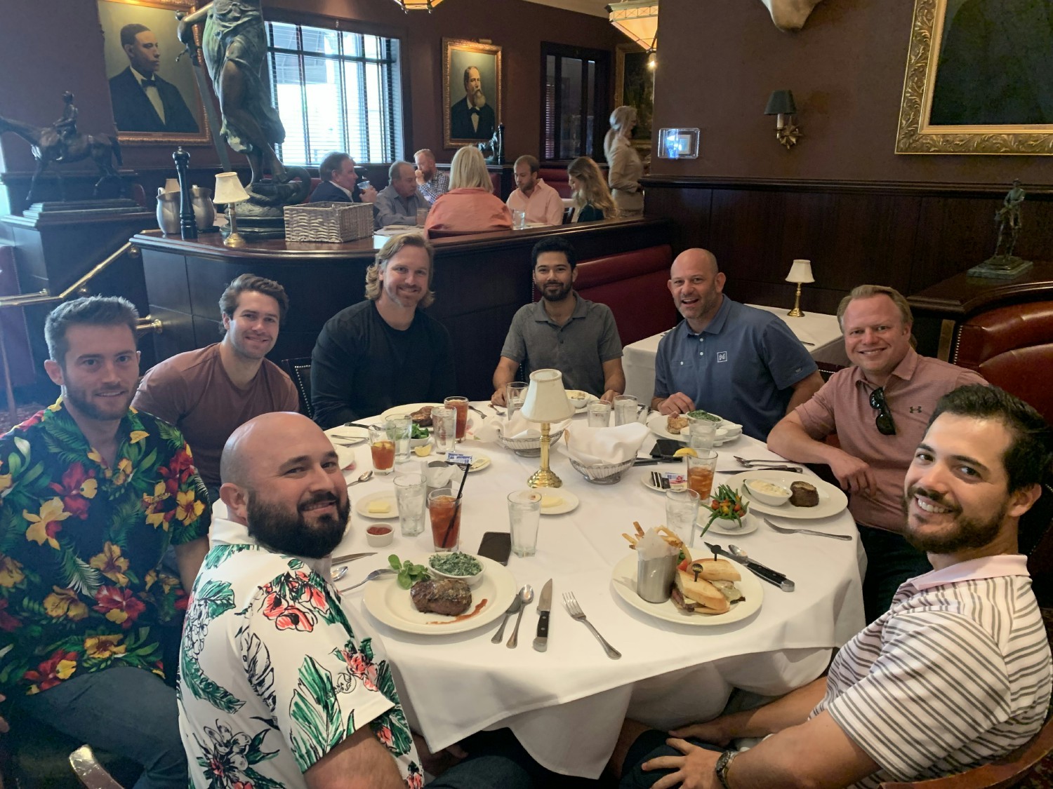 Lunch Club with Mark Bloom and some of our Dallas team.